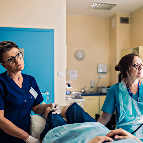 ZOZ Gastromed Lublin, Grupa Scanmed, zespół podczas zabiegu, dr Katarzyna Niewięgłowska