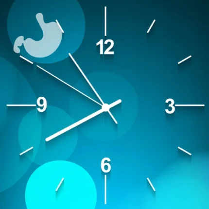 Na zdjęciu zegar, przygotowanie do kolonoskopii, Gastromed, Scanmed, kolonsokopia Lublin