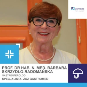 Prof. dr hab. n. med. Barbara Skrzydło-Radomańska w Gastromedzie