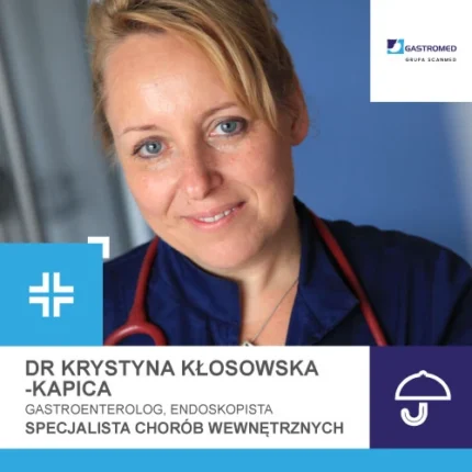 Dr n. med. Krystyna Kłosowska-Kapica, Gastromed, Scanmed, zdjęcie specjalistki