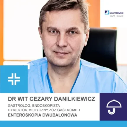 ZOZ Gastromed, Grupa Scanmed, dr n. med. Wit Cezary Danilkiewicz, zdjęcie lekarza