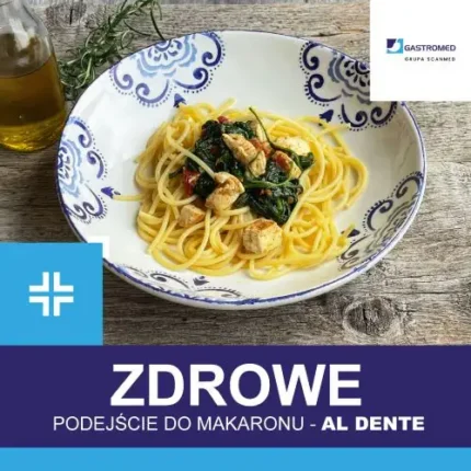 Makaron, mgr Patrycja Łukanty, dietetyk kliniczny, ZOZ Gastromed, Scanmed, zdjęcie potrawy
