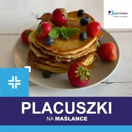 Placuszki na maślance, mgr Patrycja Łukanty, dietetyk kliniczny, Gastromed, Scanmed, zdjęcie potrawy