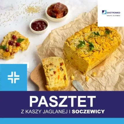 Pasztet z kaszy jaglanej i soczewicy, dietetyk kliniczny, Gastromed, Scanmed, zdjęcie potrawy