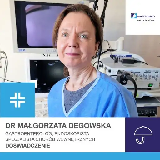 Dr n. med. Małgorzata Degowska, EUS, ZOZ Gastromed Lublin, Grupa Scanmed, zdjęcie specjalistki
