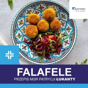 Przepis - falafele, mgr Patrycja Łukanty, dietetyk kliniczny, ZOZ Gastromed, Grupa Scanmed, zdjęcie potrawy