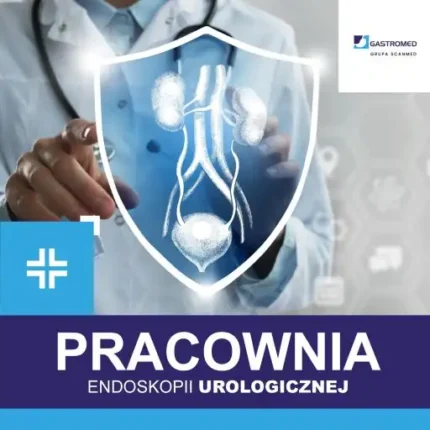 Pracowania endoskopii urologicznej, ZOZ Gastromed, Scanmed, zdjęcie lekarza oraz nerek i pęcherza