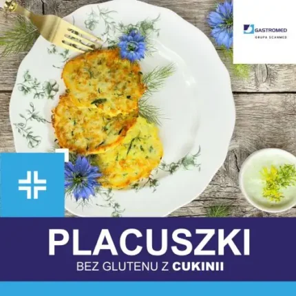 Bezglutenowe placuszki, Gastromed, Scanmed, Patrycja Łukanty, zdjęcie potrawy