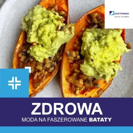 Faszerowane bataty, mgr Patrycja Łukanty, dietetyk kliniczny, Gastromed, Scanmed, zdjęcie potrawy