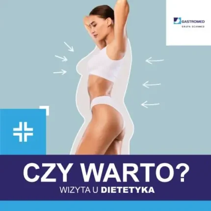 Gastromed, Scanmed, sylwetka kobiety z profilu wskazująca na odbycie terapii odchudzającej